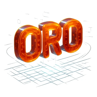 Add a digital, sci-fi background with holographic grids and glowing digital effects, making the orange gradient and neural network lines stand out. sticker