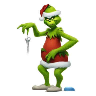 The grinch saying when knee surgery is tomorrow  sticker