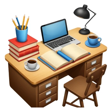 school teacher's desk sticker