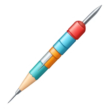 Sewing Needle with a thread  sticker