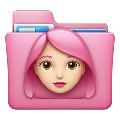 make an archive file with girly pink tones. sticker