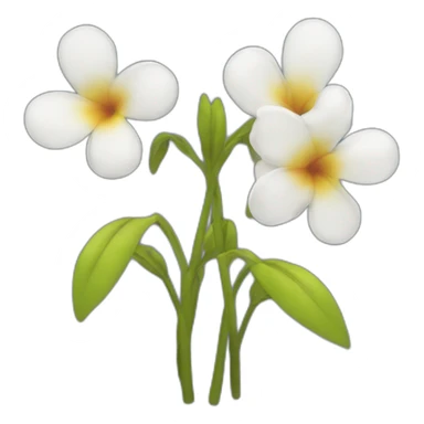 Fleur Monoï sticker