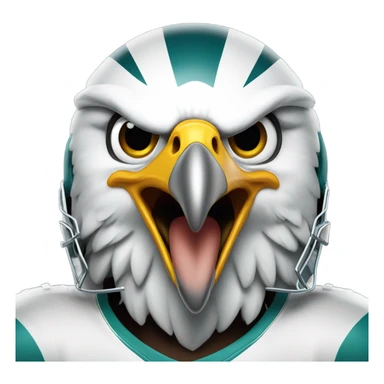 Eagle football  sticker