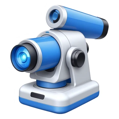 blue laser scan sticker