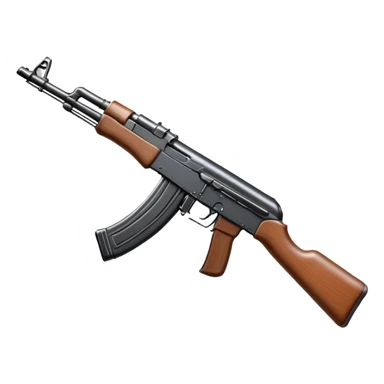 realistic Ak-47 Gun Emoji  sticker