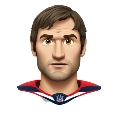 Alexander Ovechkin Realistic seriously face sticker