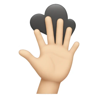 Cœur avec les mains sticker