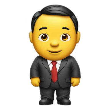 xi jinping wearing Winnie the Pooh suit sticker