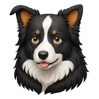black bordercollie sticker
