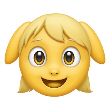 Derpy Smile face with wide eyes  sticker