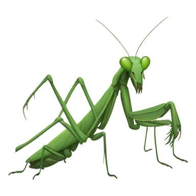 A praying mantis  sticker