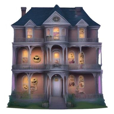 Barbie’s very old run-down frightening dangerous ghost-ridden haunted dream mansion nightmare scenario full harvest moon  sticker