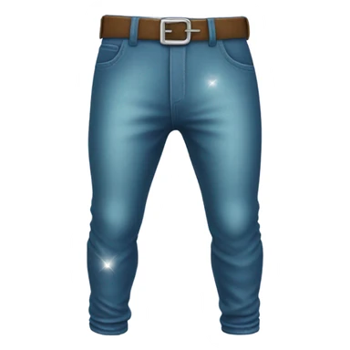 a pair of pants with diamonds sticker