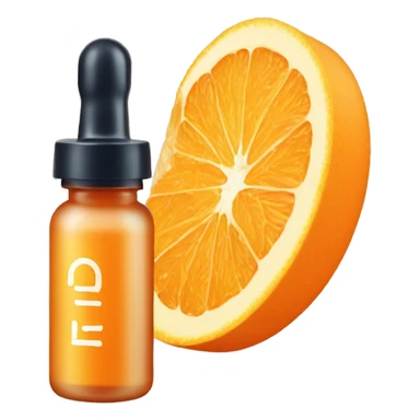 vitamin C and capsule serum sticker
