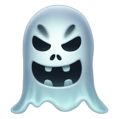 spooky ghost sticker