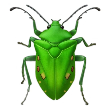 green-stink-bug sticker