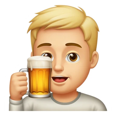 alcoholic drinking beer sticker