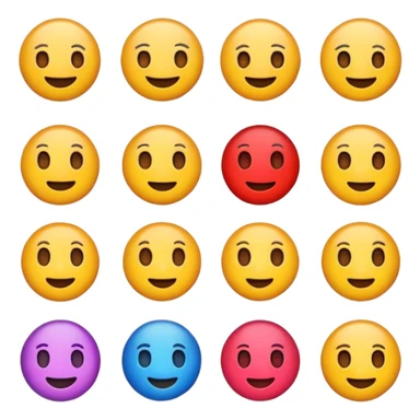 A 6 emoji next to a 7 emoji sticker