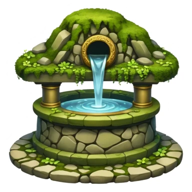 Magical well sticker