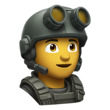 helldivers 2 Salute emote  sticker