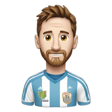 Messi chèvre coupe du monde sticker