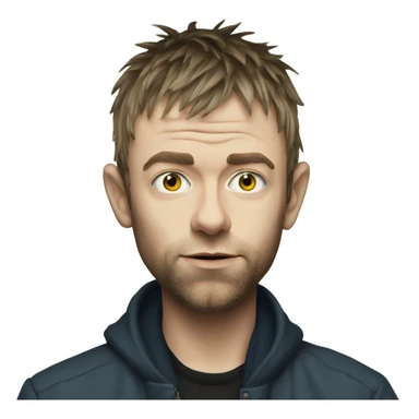 Damon albarn sticker
