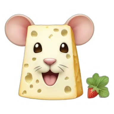 Souris et fromage sticker