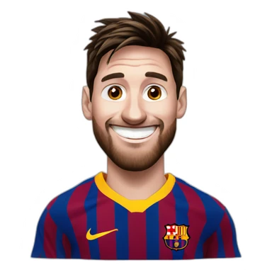 happy messi sticker