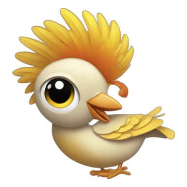 Gala bird sticker
