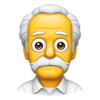 Grandpa Abe Simpson's sticker