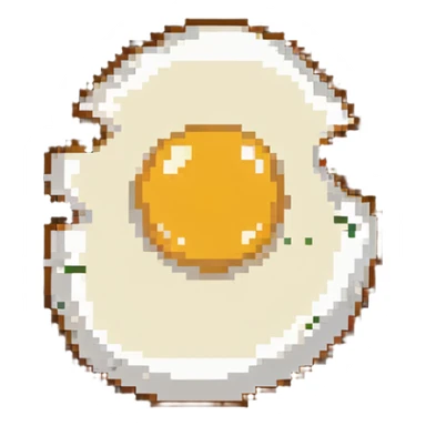 sunny side up fried egg sticker