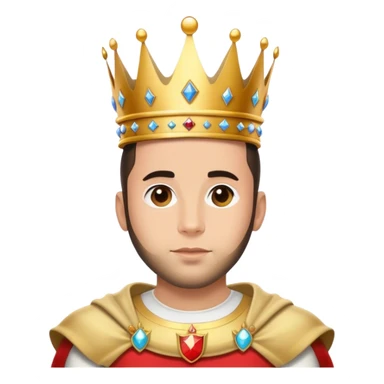 David Ospina con una corona sticker