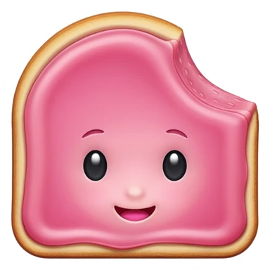 bologna slice with slightly wavy edge sticker