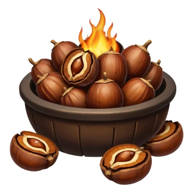 chestnuts roasting on an open fire sticker
