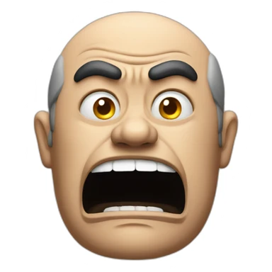 A man angry about taxation sticker