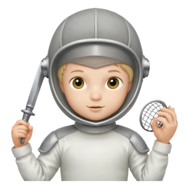 fencer baby sticker