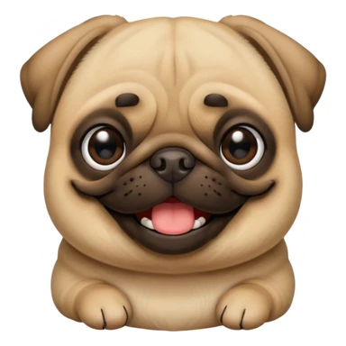 puggy feliz sticker