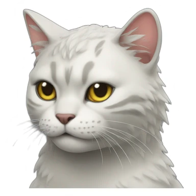 Godzilla cat hybrid sticker