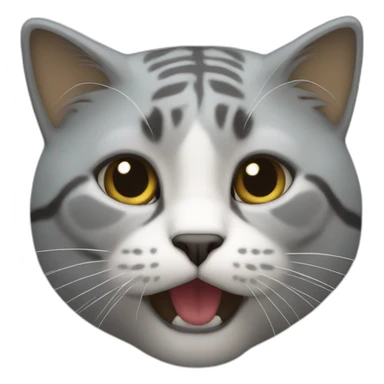 Un chat sur un char sticker