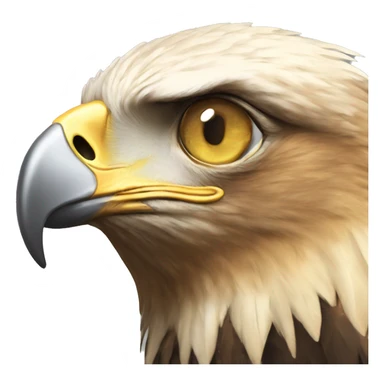 Golden eagle with timekeepeng clocks sticker