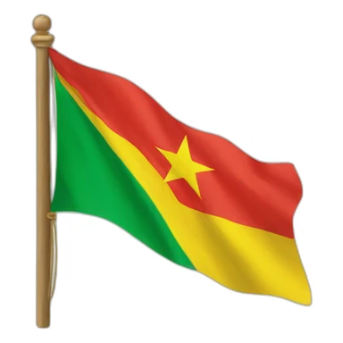 drapeau du togo sticker