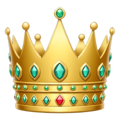 create an icon of an emperor crown with amazing details and looks insane sticker