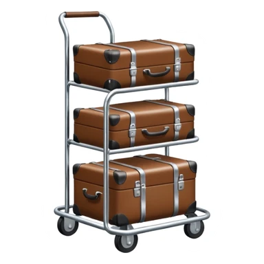 hotel luggage cart sticker