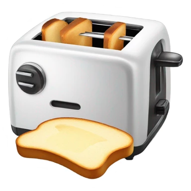 toaster with bread sticker