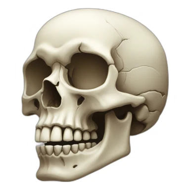 skull of nothingness sticker