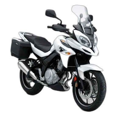 Suzuki vstrom white sticker