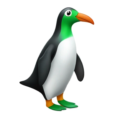 green pingu sticker