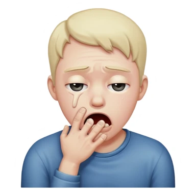 Persona ahorcándose con las manos sticker