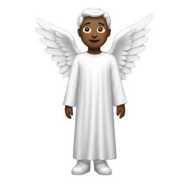 angel in white sticker