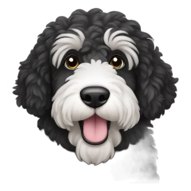 black-sheepadoodle-dog sticker
